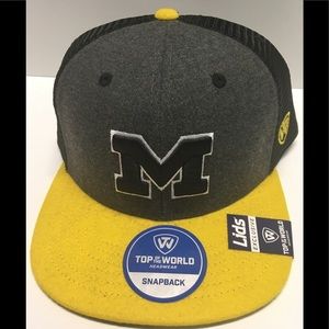 Gray 47 brand Michigan university trucker hat